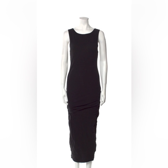 JAMES PERSE RUCHED TANK DRESS - Picture 1 of 7